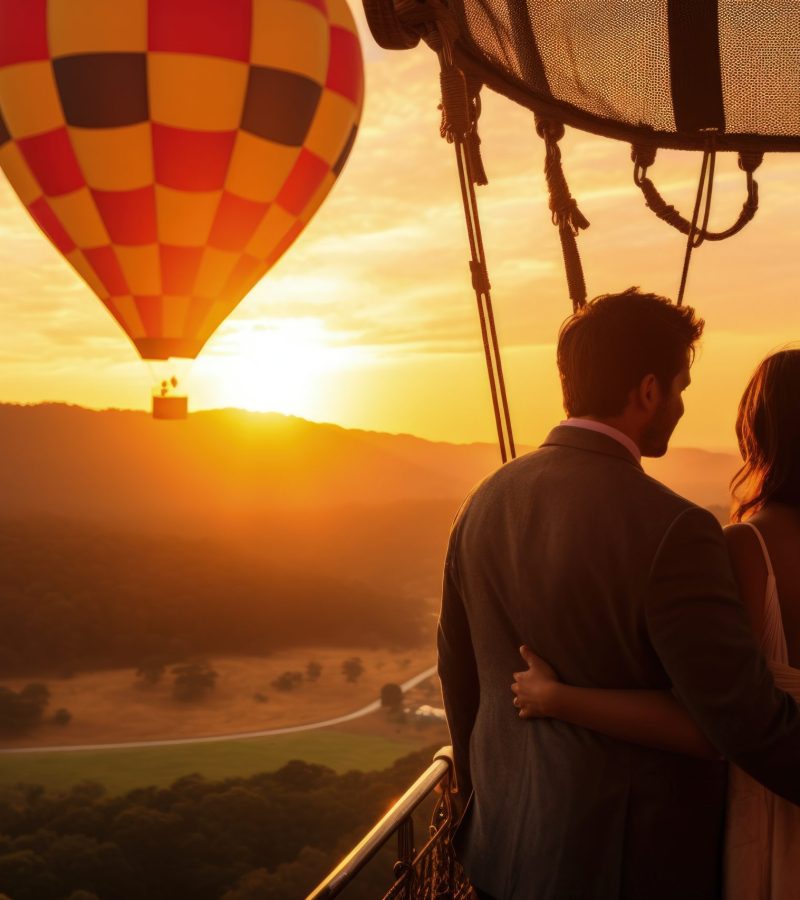 pareja-casandose-en-un-globo-de-aire-caliente